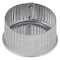 Imperial 3 in. D Galvanized Steel Crimped Pipe End Cap GV0732 - alternate 3